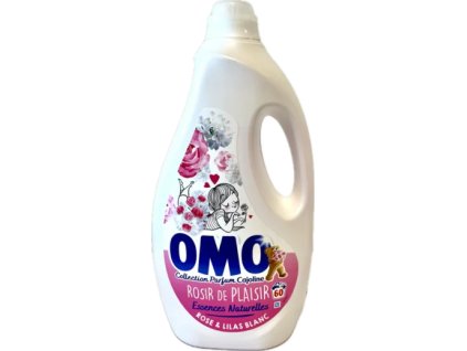 OMO Gel 2,7 L Rose & Lilas Blanc 60WL červený 8720181281266