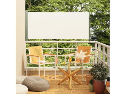 Zatahovací boční markýza 160 x 300 cm krémová 317839
