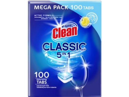 At Home Clean 5in1 Mega Pack 100ks Lemon tablety do myčky 8720964896991