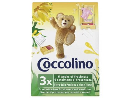 Coccolino vonné sáčky Ylang Ylang 3ks žluté 8720181047619