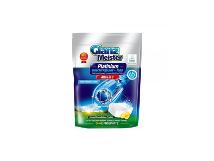 Glanz Meister Platinium tablety do myčky Alles in 1 65ks 4260418933161