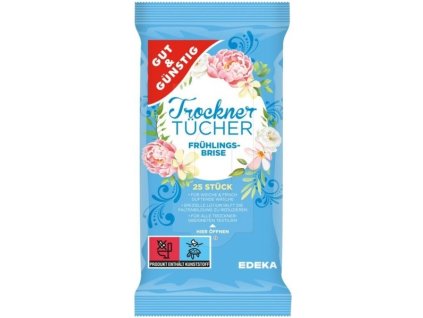 G&G TROCKNERTUECHER 25ks vlhčené ubrousky do sušičky 4311501428214
