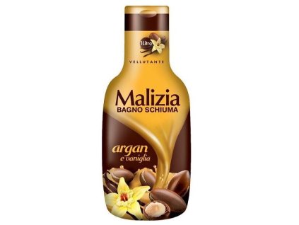 Malizia pěna do koupele Argan and Vanilla 1000 ml náplň 8003510025107