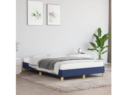 Rám postele bez matrací modrá 120x190 cm textil 3269618
