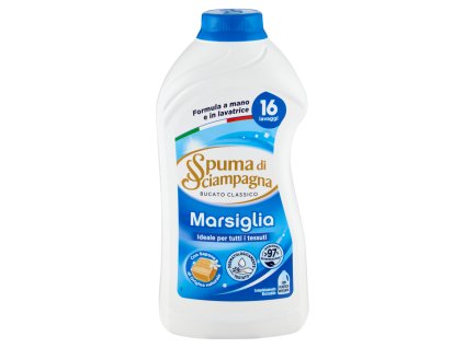Spuma di Sciampagna Lavatreice 800ml Marsiglia 16W prací gel 8007750086508