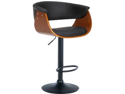 Stolní deska černá Ø 30 x 0,8 cm tvrzené sklo mramorový design 322261