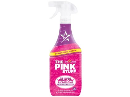 The Power Window & Glass Cleaner 850ml zázračná pěna na okna s růžovým octem 5060033822166