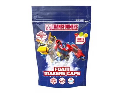 TRANSFORMERS Foam Makers Caps – doypack 6 x 20 g pěnotvorné kapsle 5060537181776