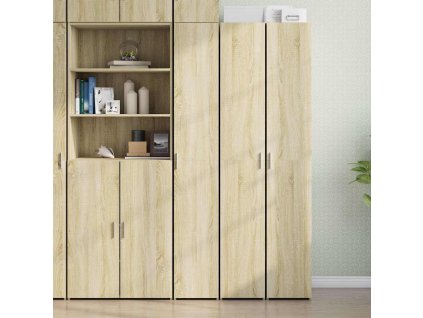 Skříň highboard dub sonoma 30 x 42,5 x 185 cm kompozitní dřevo 3281394