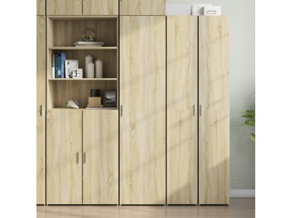 Skříň highboard dub sonoma 45 x 42,5 x 185 cm kompozitní dřevo 3281408