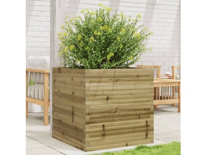 Zahradní truhlík 70 x 70 x 68,5 cm impregnované borové dřevo 3282478