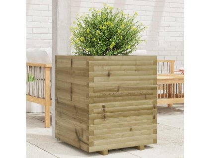 Zahradní truhlík 60 x 60 x 72 cm impregnované borové dřevo 3282618