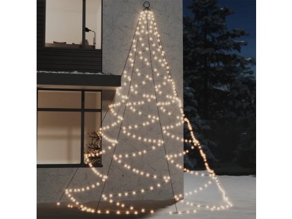 Nástěnný stromek s kovovým hákem 720 LED diod teplá bílá 5 m 328644