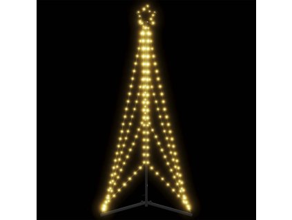 LED vánoční stromek 363 teple bílých LED diod 182 cm 3307643