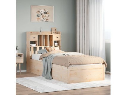 Postel bez matrace 90 x 190 cm masivní borovice 3323515