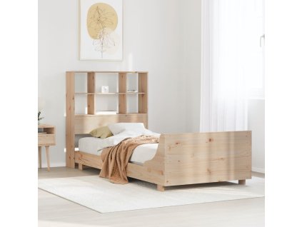 Postel bez matrace 90 x 190 cm masivní borovice 3323710