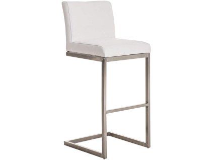 Barhocker Paros Stoffbezug (Farbe weiß)