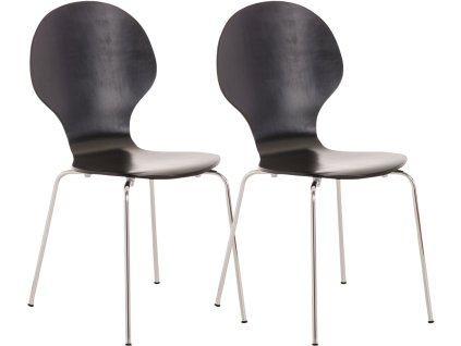 2x stohovací židle DIEGO ergonomická