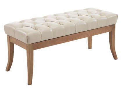 Lavice Ramses z umělé kůže starožitné světlé barvy