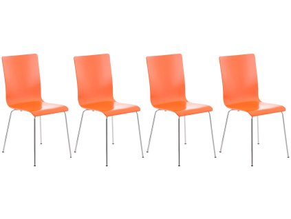 Sada 4 židlí do čekárny PEPE