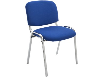 Židle pro hosty Ken chromová tkanina