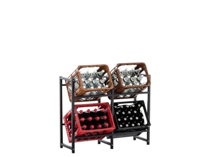 Stojan na přepravky na nápoje Lennert