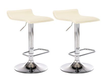 2er Set Barhocker Dyn (Farbe creme)