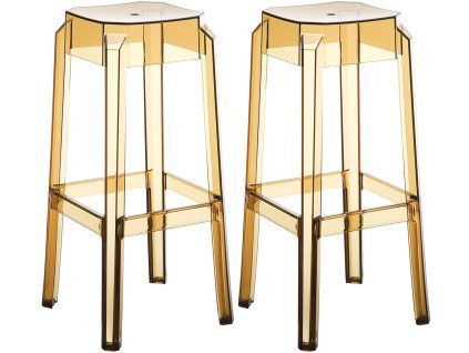 2er Set Barhocker Fox (Farbe bernstein)