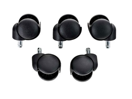 Balení 5 plastových koleček