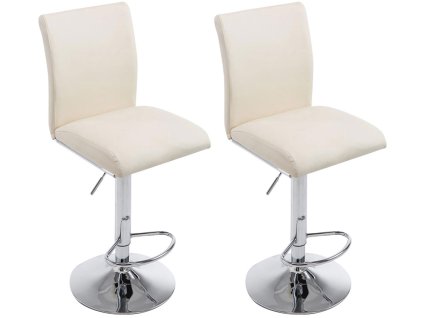 Sada 2 barových židlí Kolín nad Rýnem v imitaci kůže