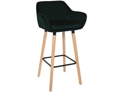 Barhocker Grant Samt (Farbe grün)