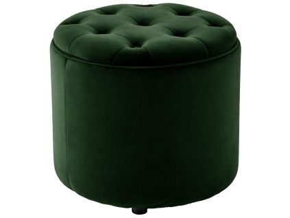 Sitzhocker Pantin Samt (Farbe grün)