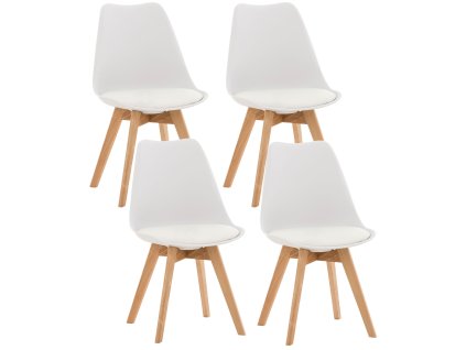 Sada 4 jídelních židlí Linares