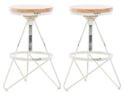 Sada 2 barových židlí Karla (Barva bronz)