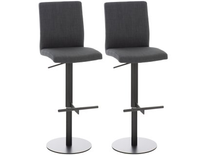 Sada 2 barových židlí Cadiz látka