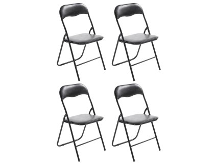 Sada 4 skládacích židlí Felix