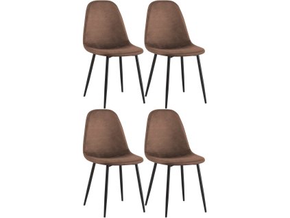 Sada 4 jídelních židlí Napier