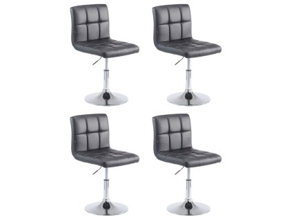 Sada 4 lehátek z umělé kůže Palma V2