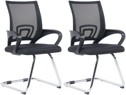 2er Set Freischwinger Eureka (Farbe schwarz)