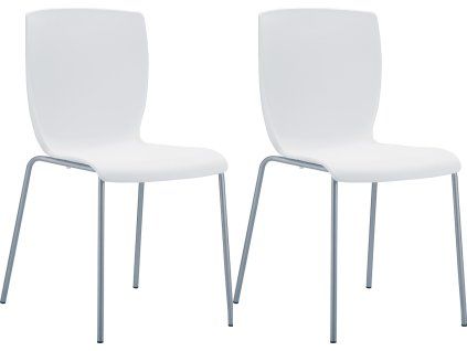 2er Set Stühle Mio (Farbe weiß)