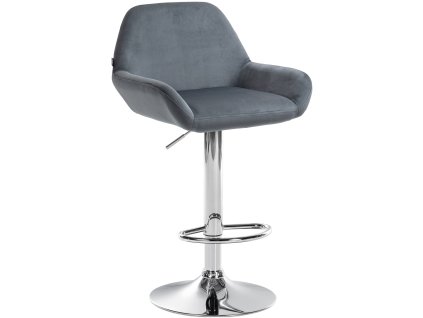 Sametová barová židle Braga