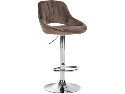 Sametová barová židle Milet