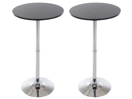 Sada 2 vysokých kulatých stolků Ø 60 cm