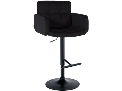 Sametová barová židle Los Angeles