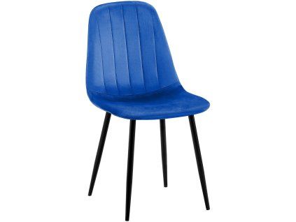 Esszimmerstuhl Baxter Samt (Farbe blau)