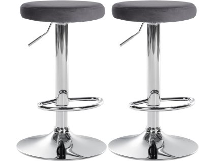 Sada 2 barových židlí Ponte velvet