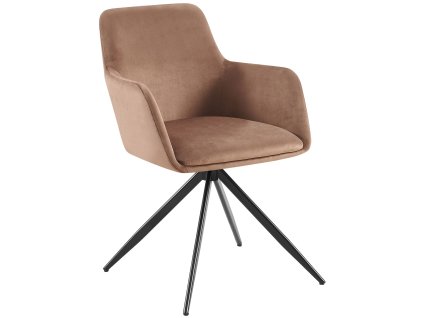 Sametová jídelní židle Olema