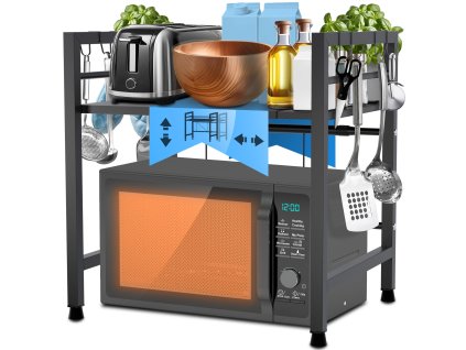 Víceúrovňová police na mikrovlnné trouby Marana