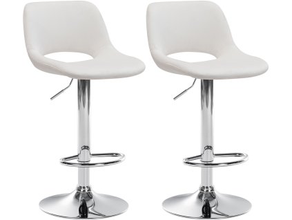 Sada 2 sametových barových židlí Camden