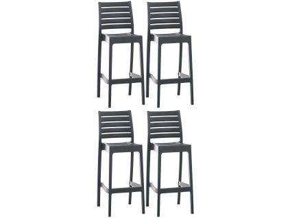 4er Set Barhocker Ares (Farbe schlamm)